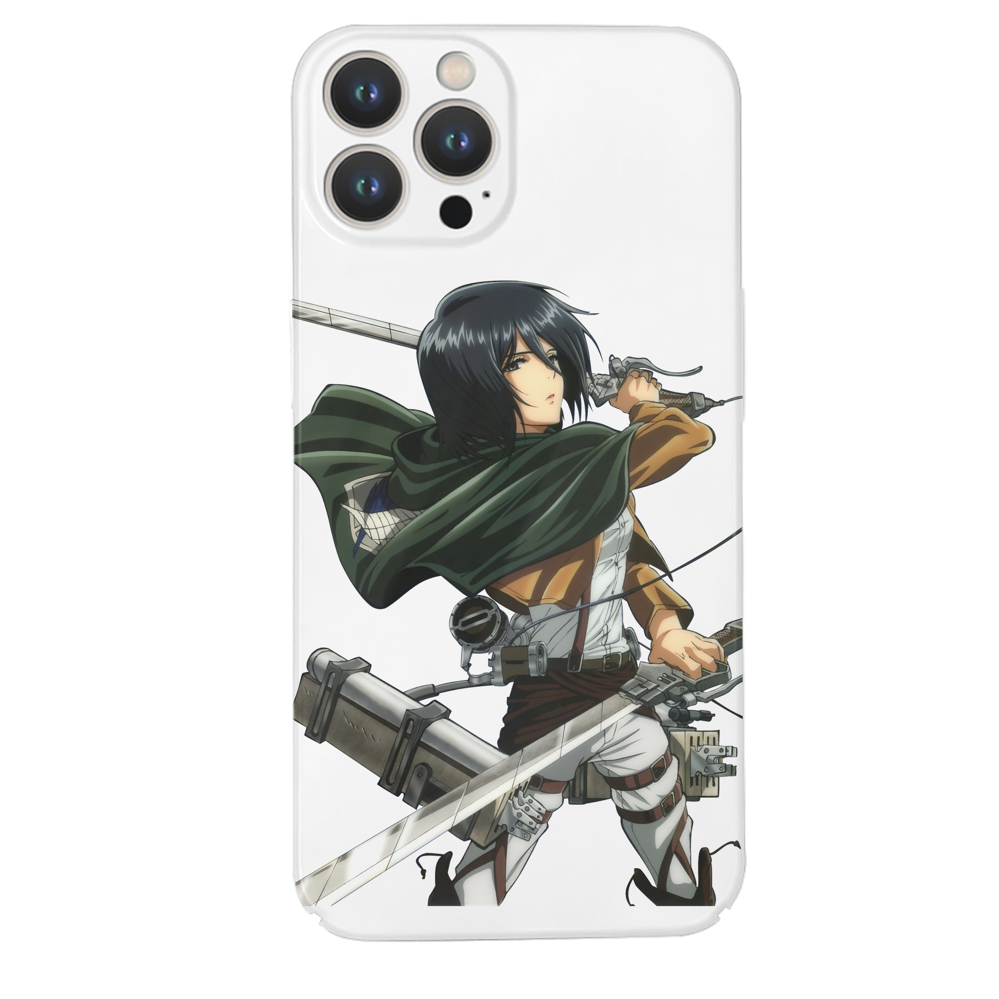 （画像用） 進撃の巨人 ミカサ·アッカーマン Attack on Titan Mikasa Ackerman 【iPhone 14シリーズ対応】ハードケース